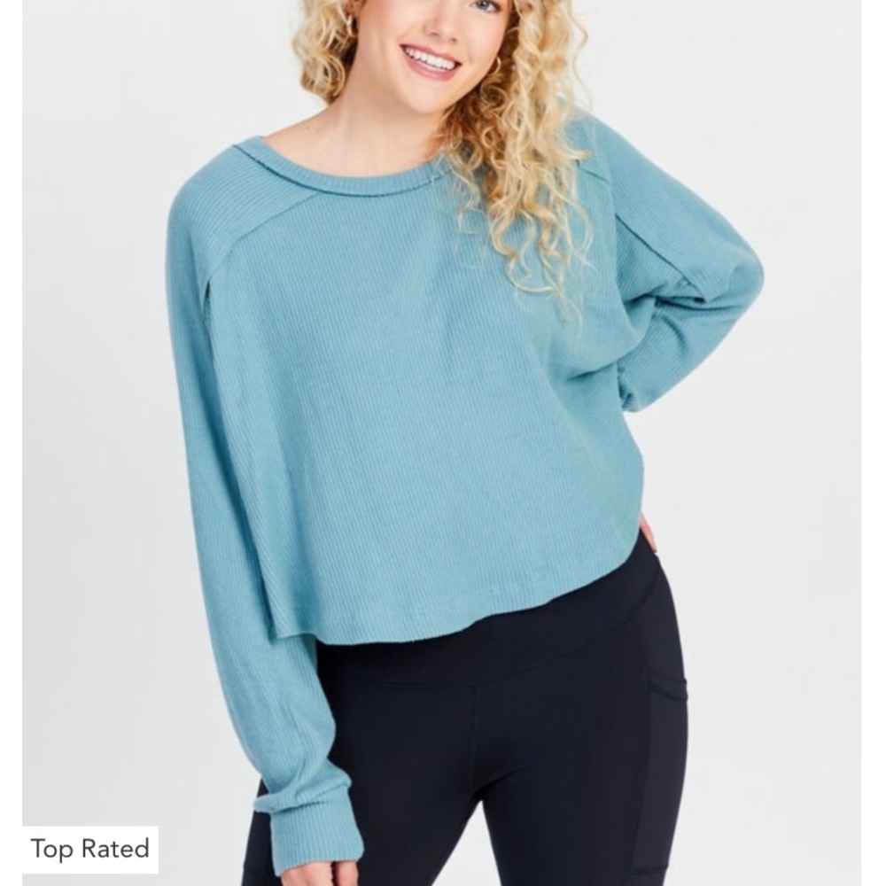 New Altar State Cropped relaxed fit knit thermal top